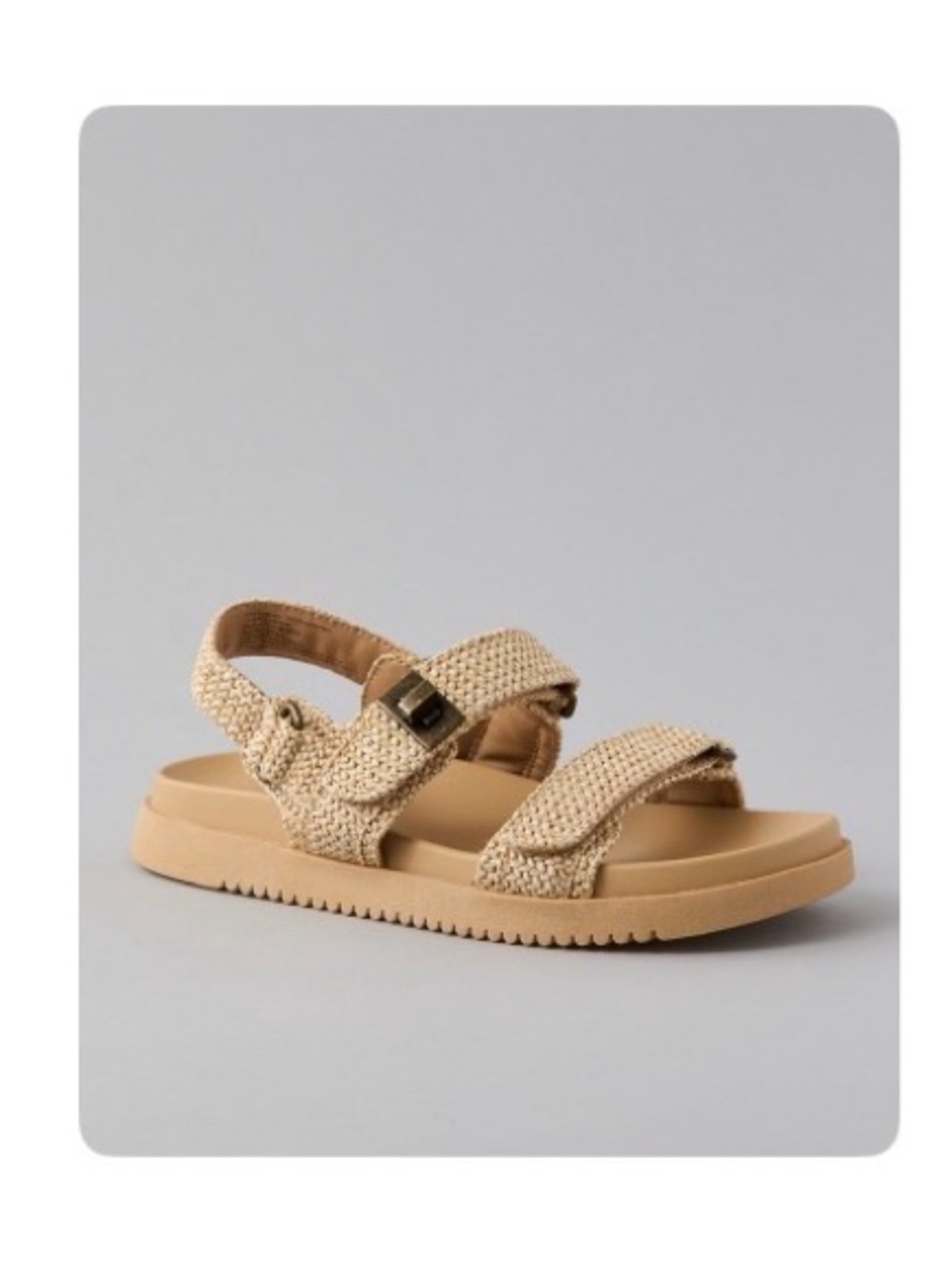 American Eagle Outfitters Raffia Sling Back Sandal